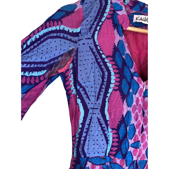 Kahindo Kisumu Romper Balloon Longsleeves Pink Flamingo Print Medium - Picture 6 of 12